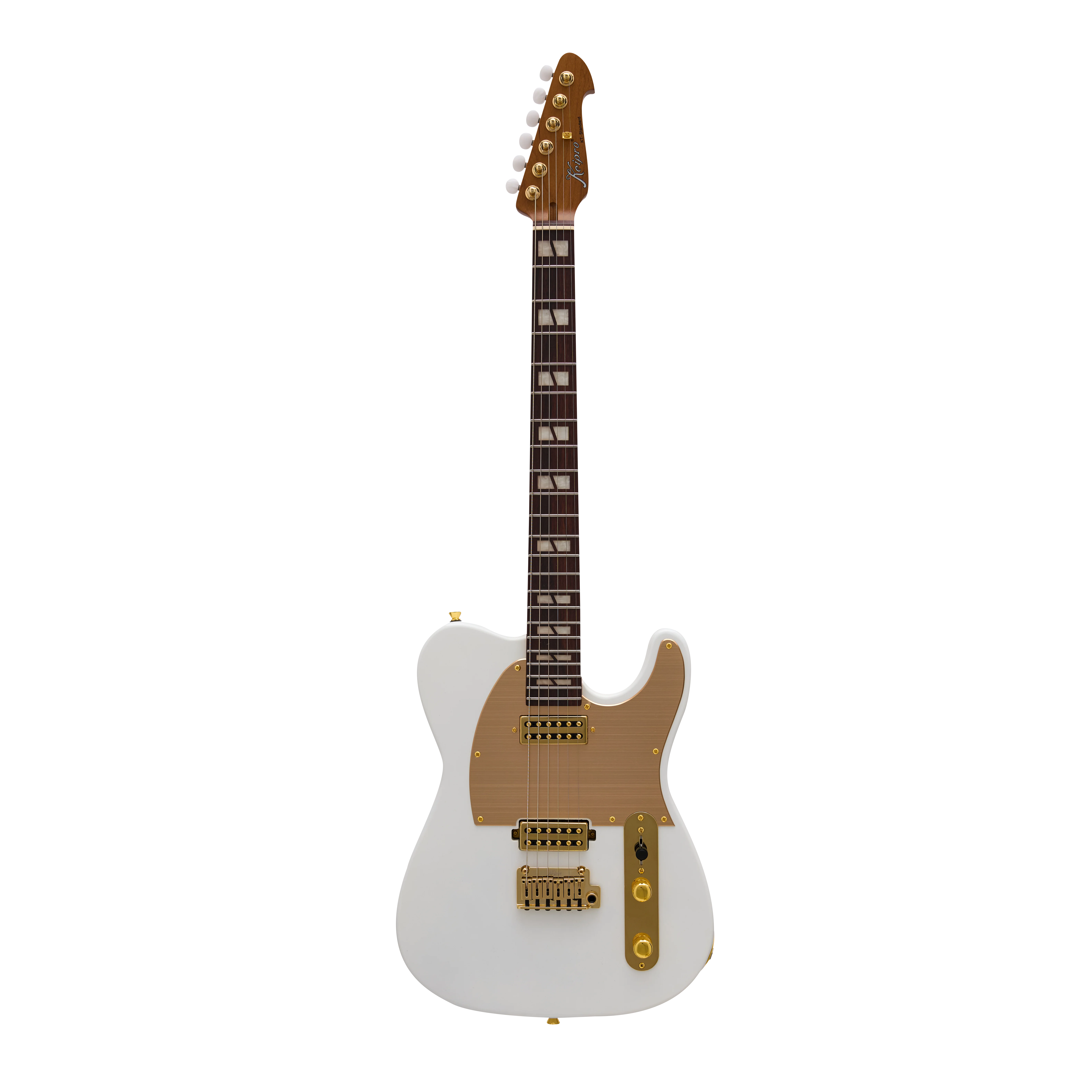 KT-Standard Gold HH Rosewood Pearl White E-Gitarre